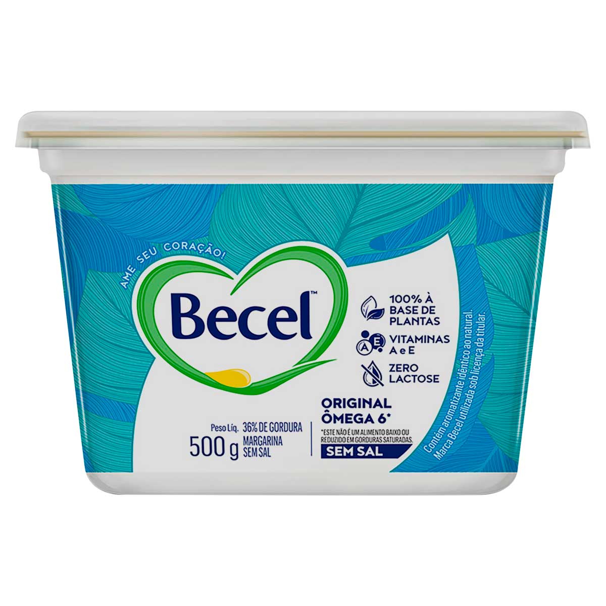 Creme Vegetal sem Sal Becel 500 g