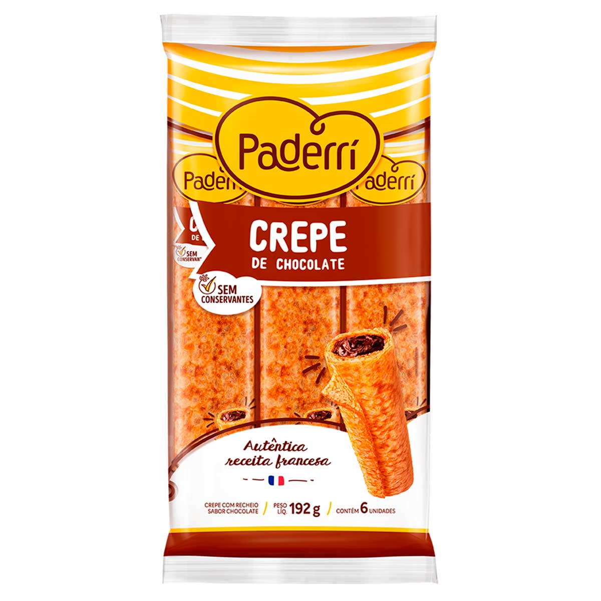 Crepe Chocolate Paderri 192 g