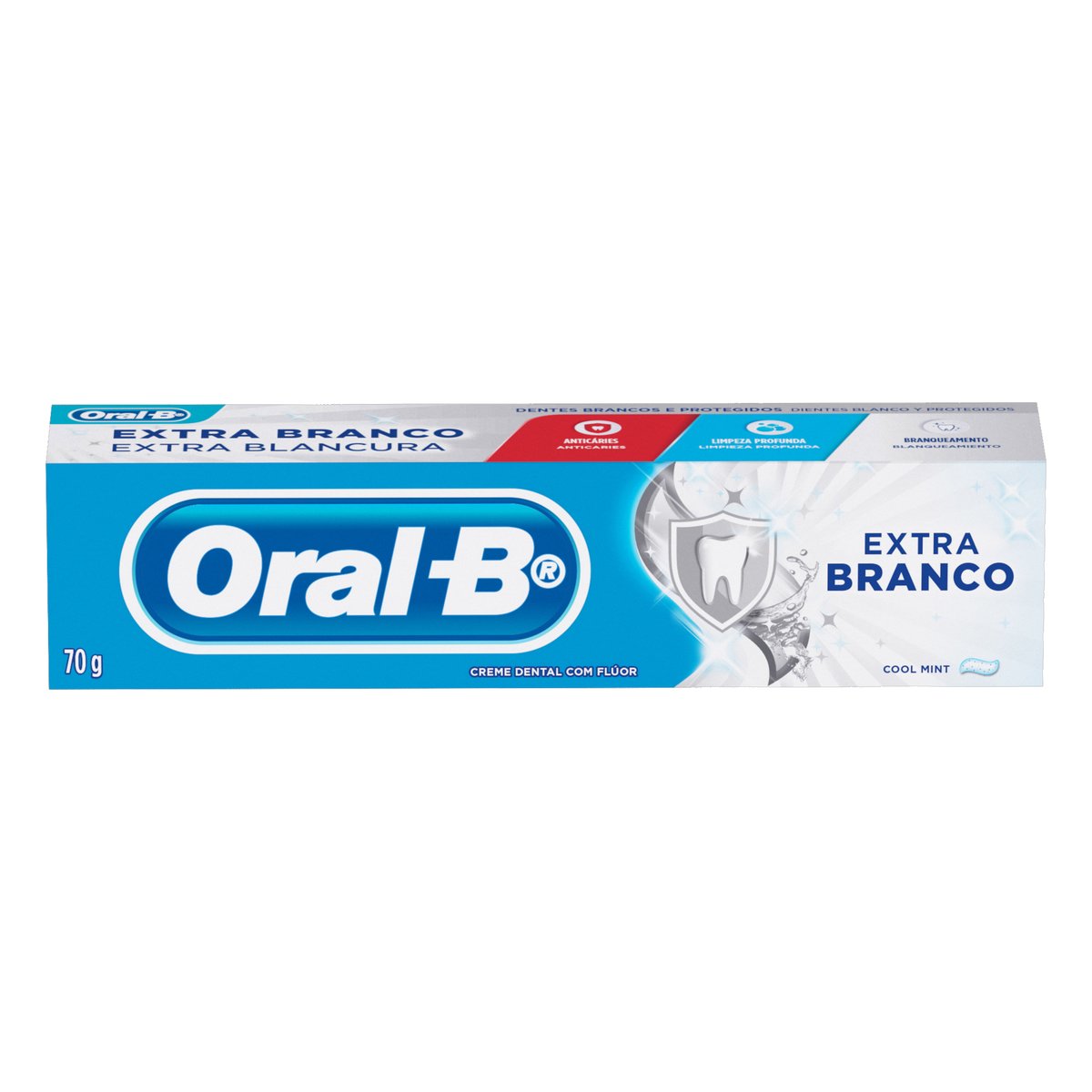 Creme Dental Cool Mint Oral-B Extra Branco 70 g