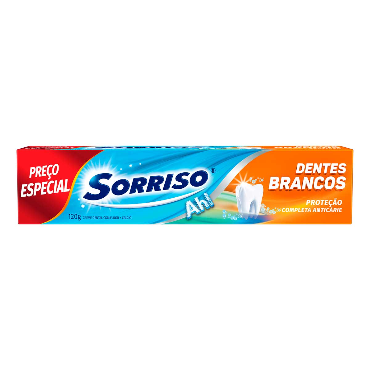 Creme Dental Sorriso Dentes Brancos 120 g