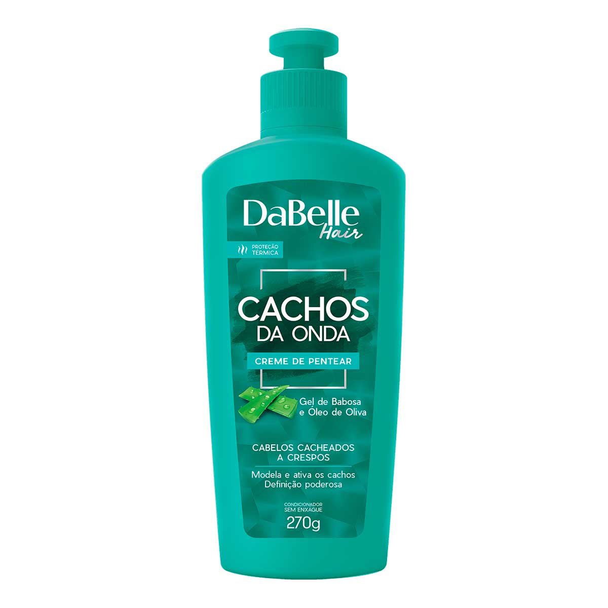 Creme de Pentear para Cabelo Cacheado Dabelle Cachos da Onda 270g