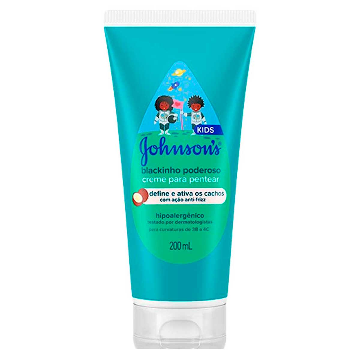 Creme de Pentear Johnson&apos;s Kids Blackinho Poderoso 200ml