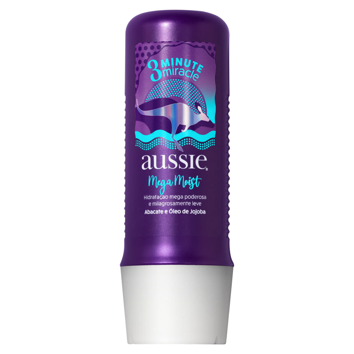 Creme de Tratamento com Abacate e Óleo de Jojoba Miracle Mega Moist Frasco Aussie 236 ml