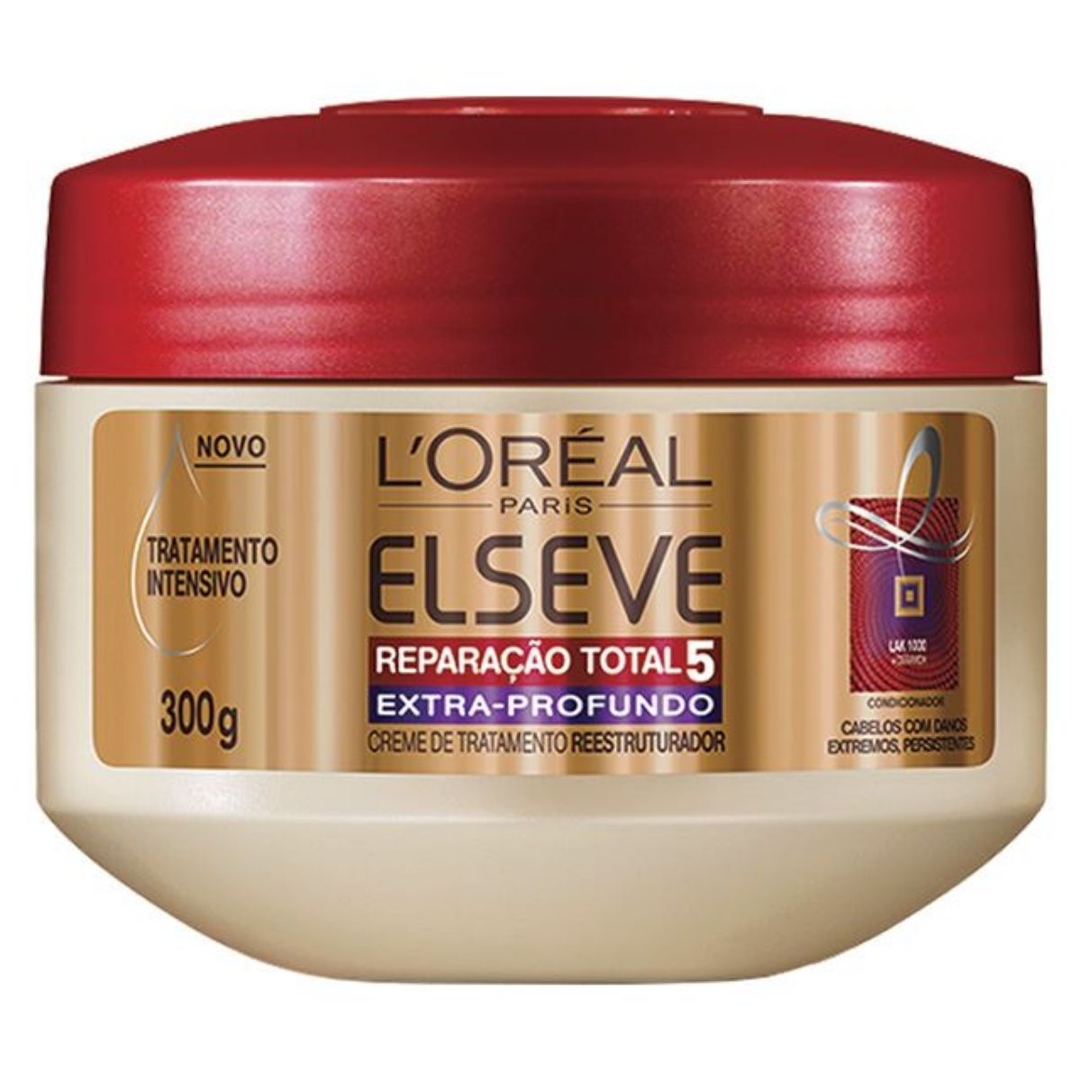 Creme de Tratamento Intensivo Reparação Total 5 L&apos;oreal Elseve Pote 300 g