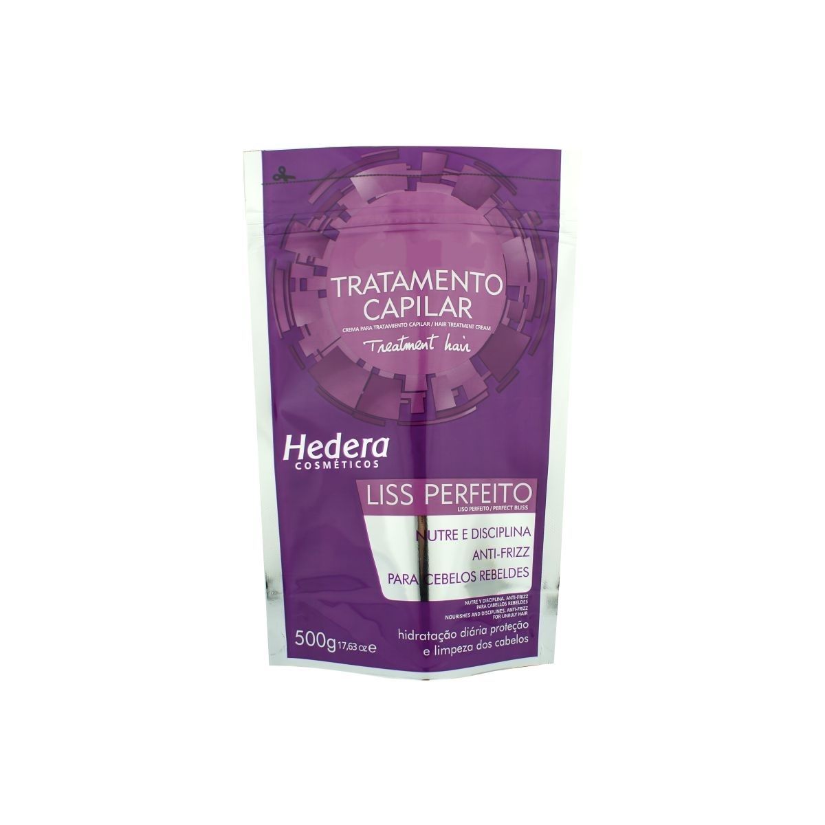 Creme Tratamento Capilar Liss Perfeito 500 g Hedera