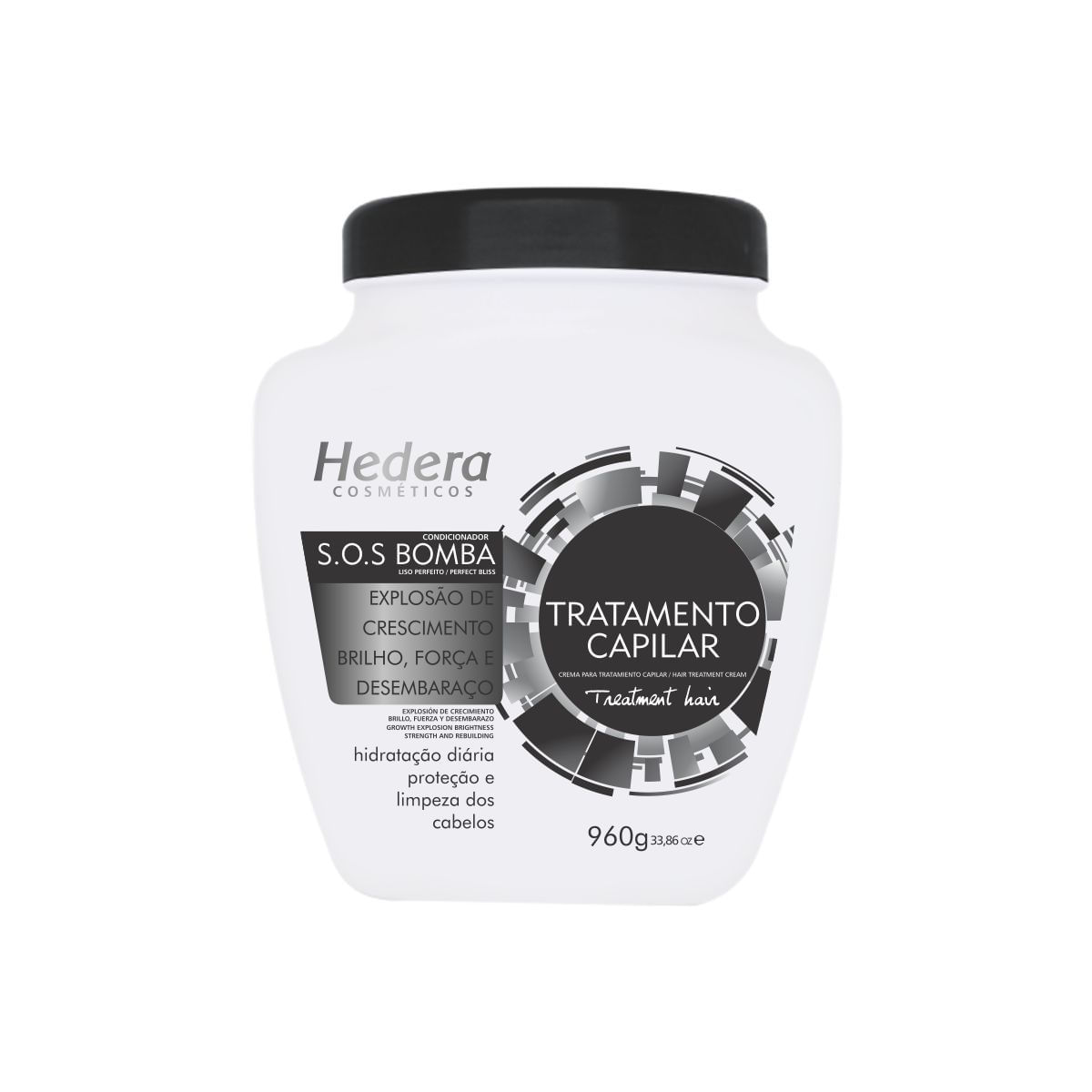 Creme Tratamento Hedera  S.O.S Bomba Pote 950 g