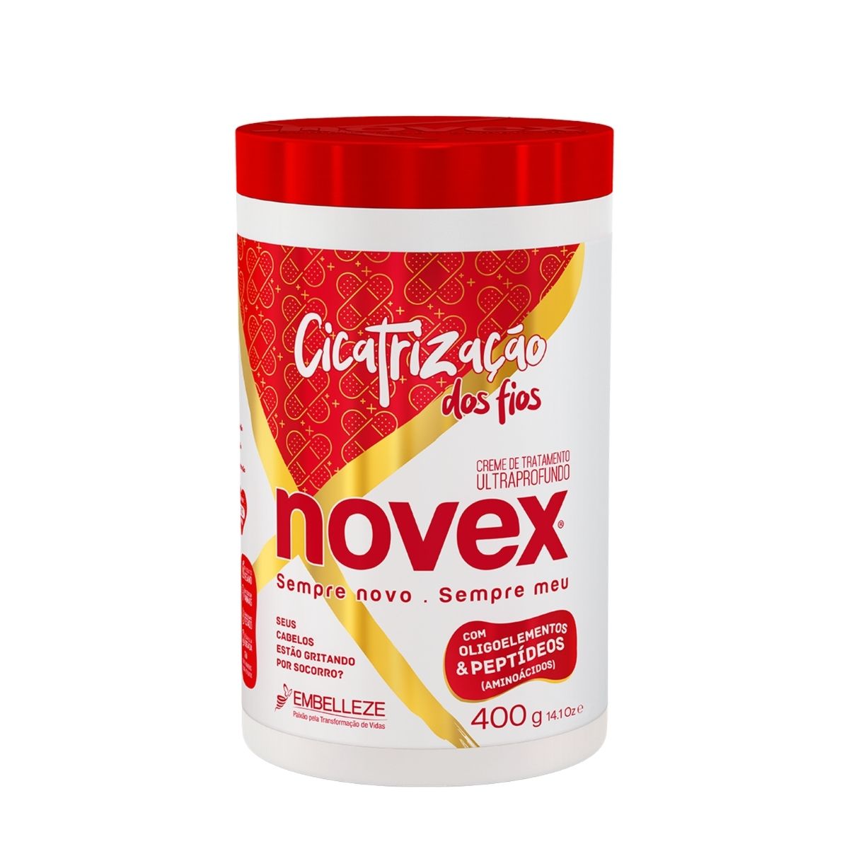 Creme Tratamento Novex Cicatrizacao Fios 400 g