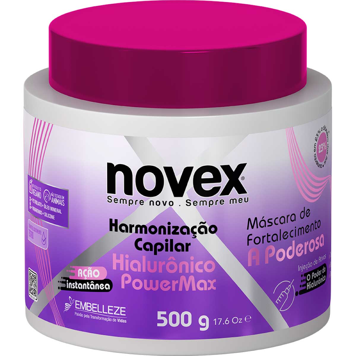 Mascara de Fortalecimento Novex Harmonização Capilar 500g