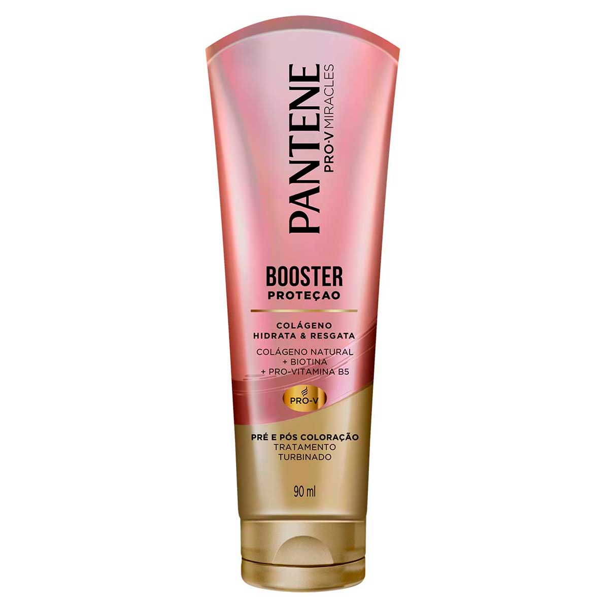 Máscara de Tratamento Pantene Booster Proteção Colágeno Hidrata &amp; Resgata 90ml