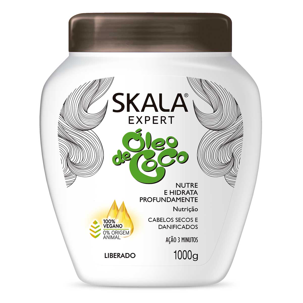 Creme de Tratamento Skala Óleo de Coco 1 Kg