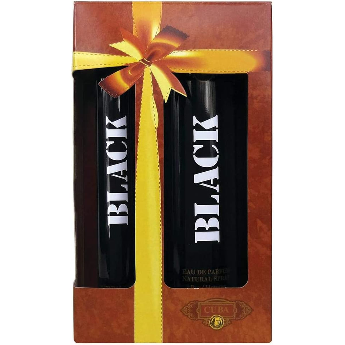 Kit Perfume Cuba Black Prime 100 ml + Black 35 ml