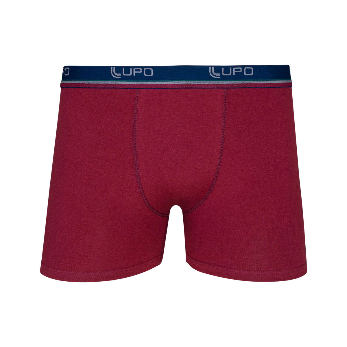 Cueca Boxer Marsala GG Algodão Lupo