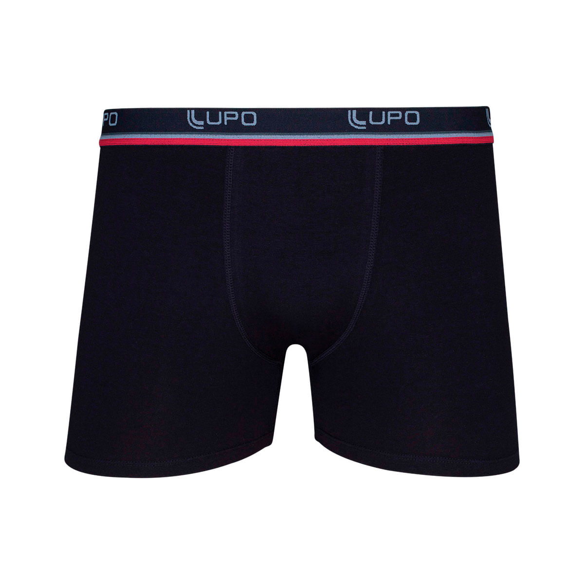 Cueca Boxer Preta GG Algodão Lupo