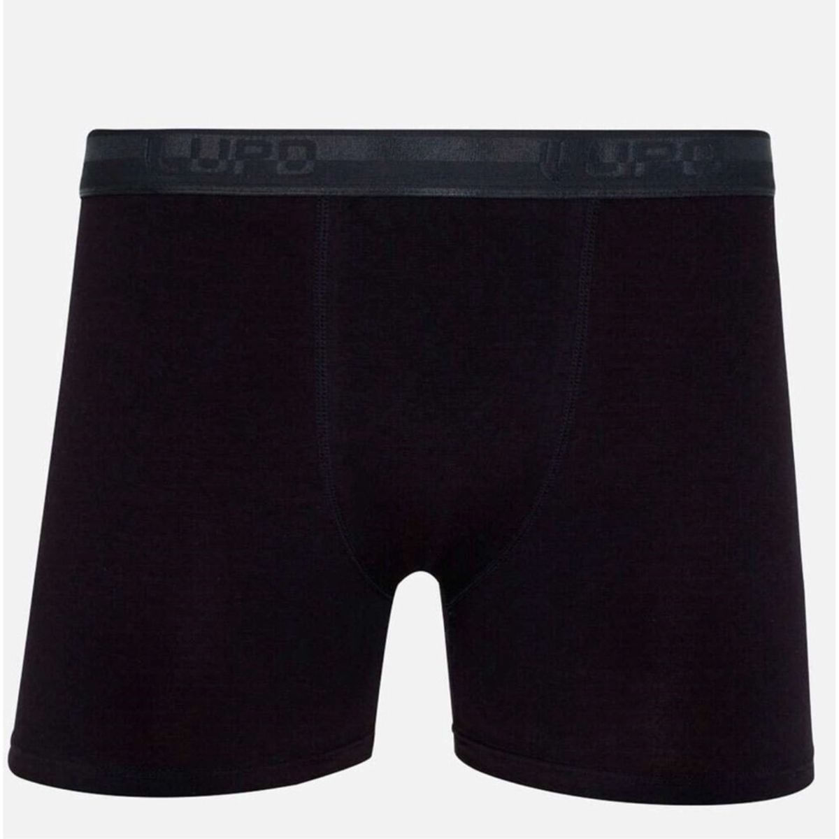 Cueca Boxer Algodão Lupo Logo 784017 Preta Tamanho G