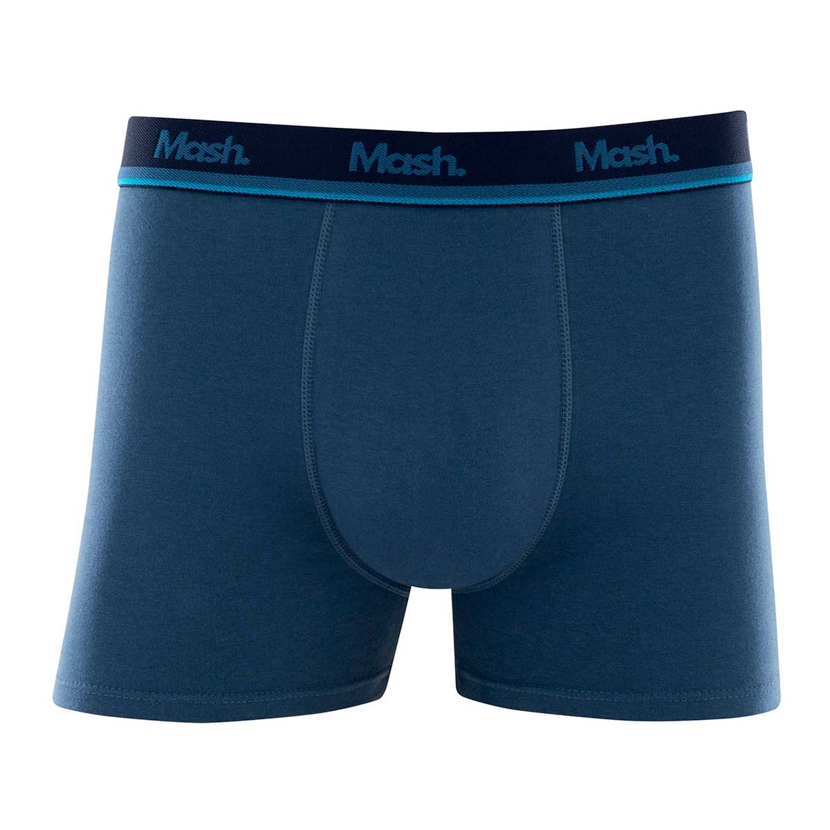 Cueca Boxer Azul G Algodão Mash