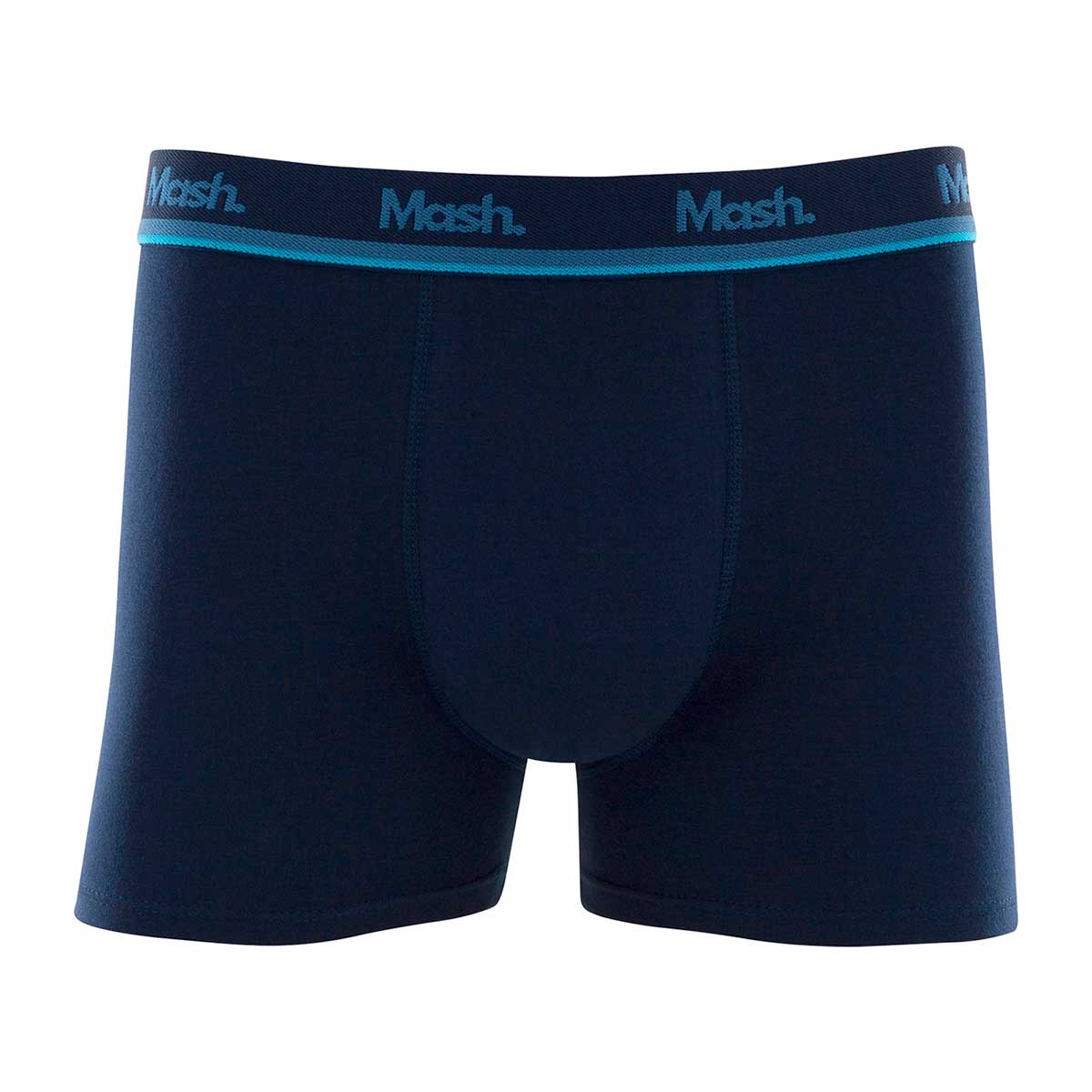 Cueca Boxer Azul Marinho GG Algodão Mash