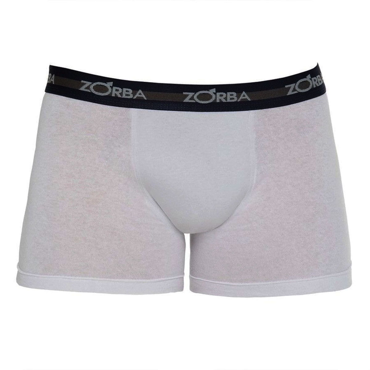 Cueca Boxer Cor Branca Zorba Max Tamanho Médio