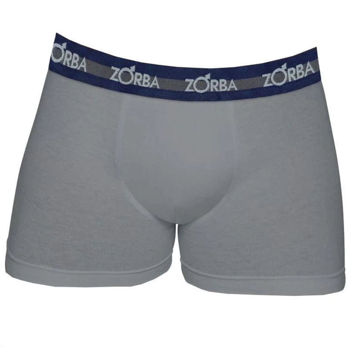 Cueca Boxer Cor Cinza Zorba Max Tamanho Grande