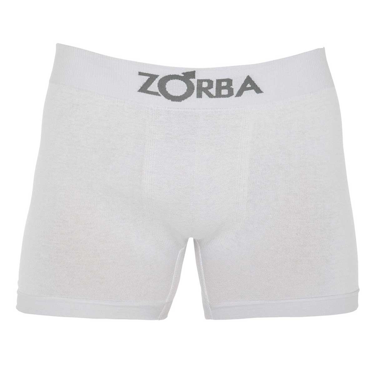 Cueca Boxer Zorba Algodão Sem Costura G Branca