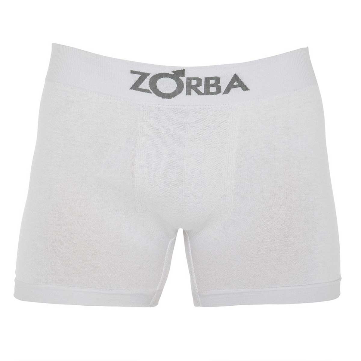 Cueca Boxer Zorba Algodão Sem Costura GG Branca