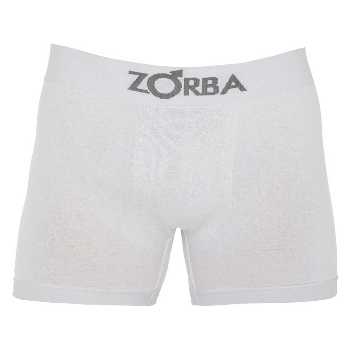 Cueca Boxer Zorba Algodão Sem Costura P Branca