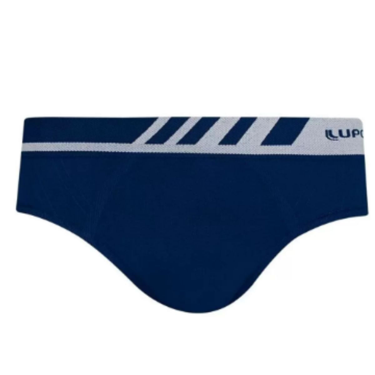 Cueca Slip Microfibra Sem Costura XG Lupo Azul