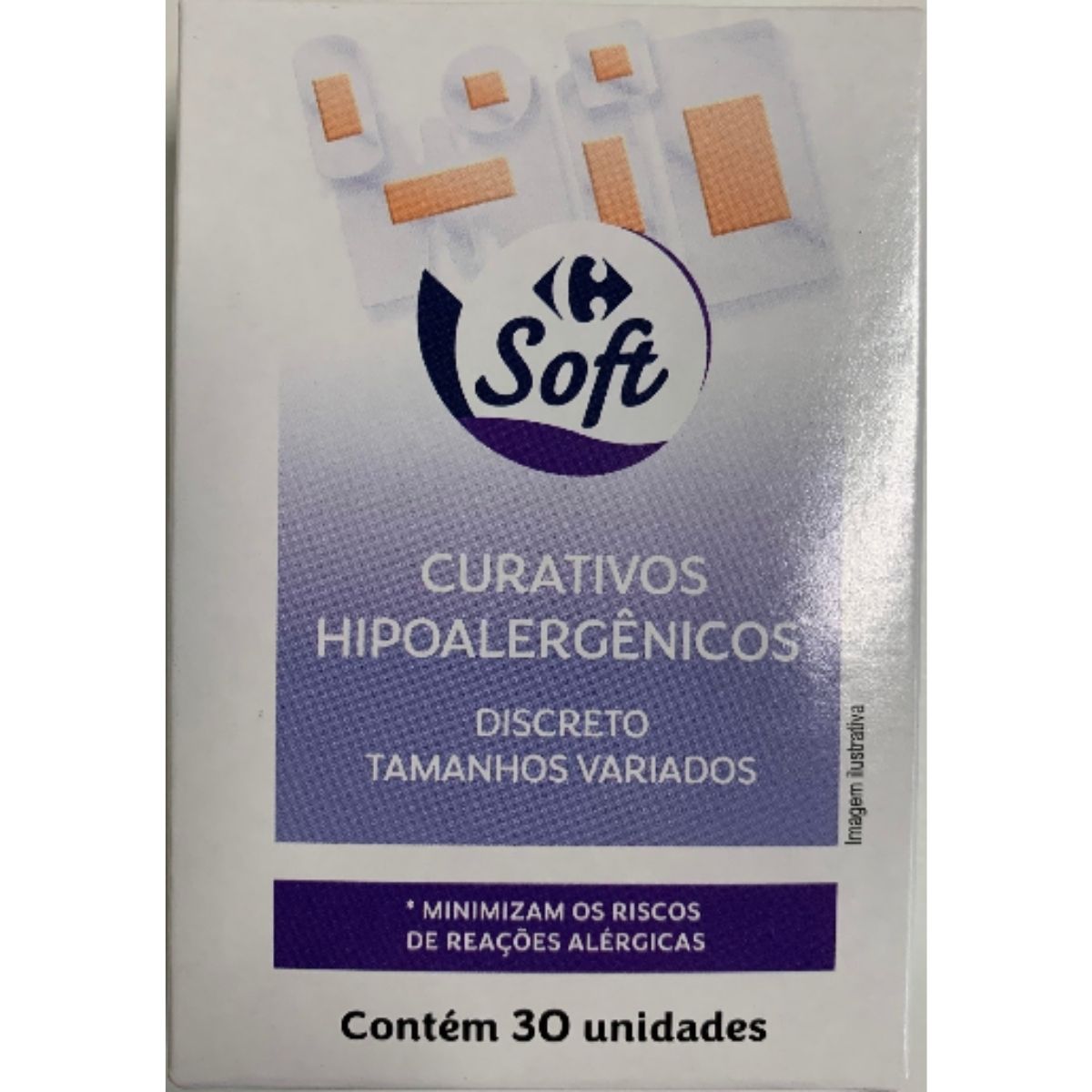 Curativos Variados Carrefour Soft 30 unidades