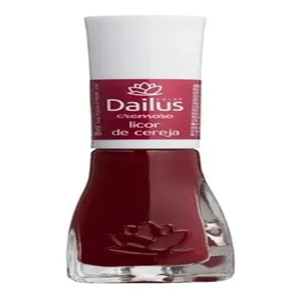 Esmalte Dailus Licor de Cereja Brilhante Cremoso para Unhas 8 ml