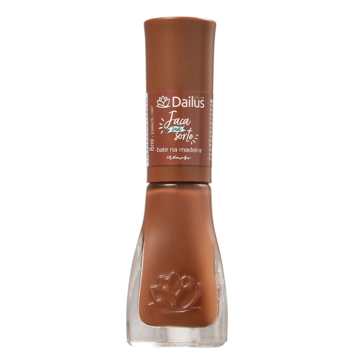 Esmalte Cremoso Bate na Madeira Com 8ml