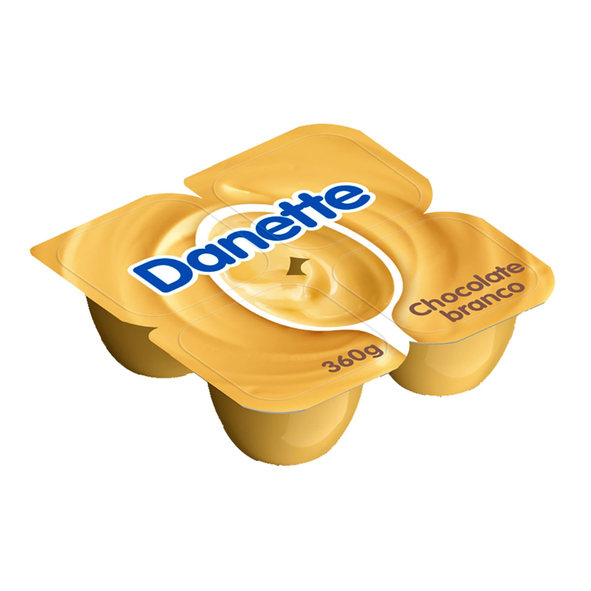 Sobremesa Danette Chocolate Branco 360g 4 unidades