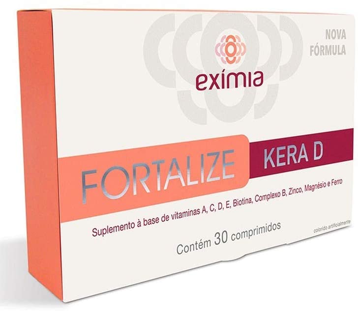 Eximia Suplemento Vitamínico Fortalize Kera D 30 Comprimidos