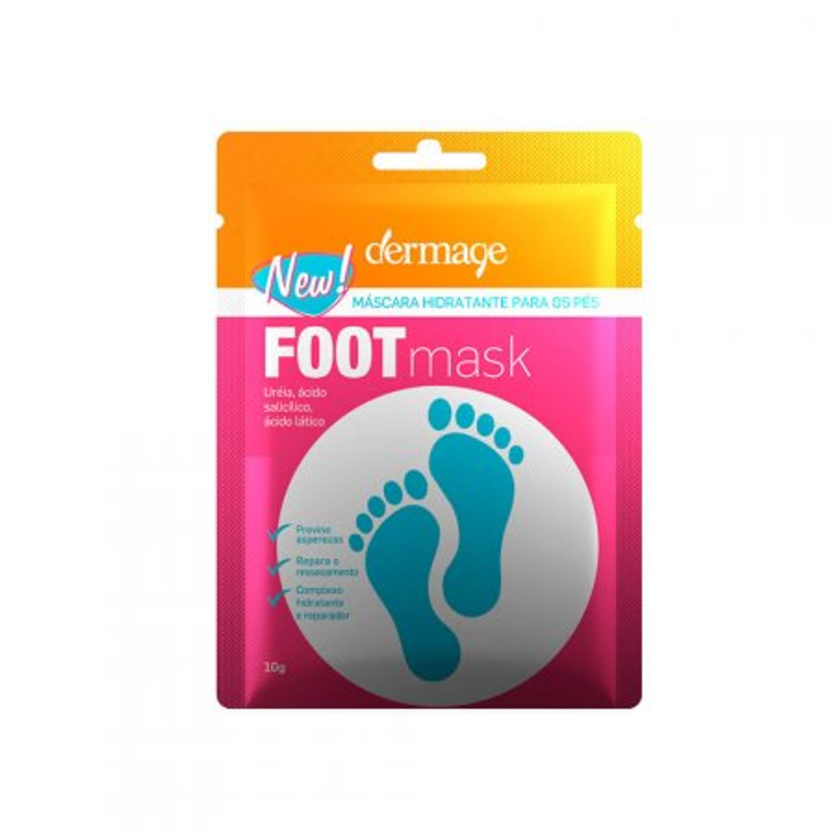 Máscara Hidratante para os Pés Dermage Foot Mask 10 g