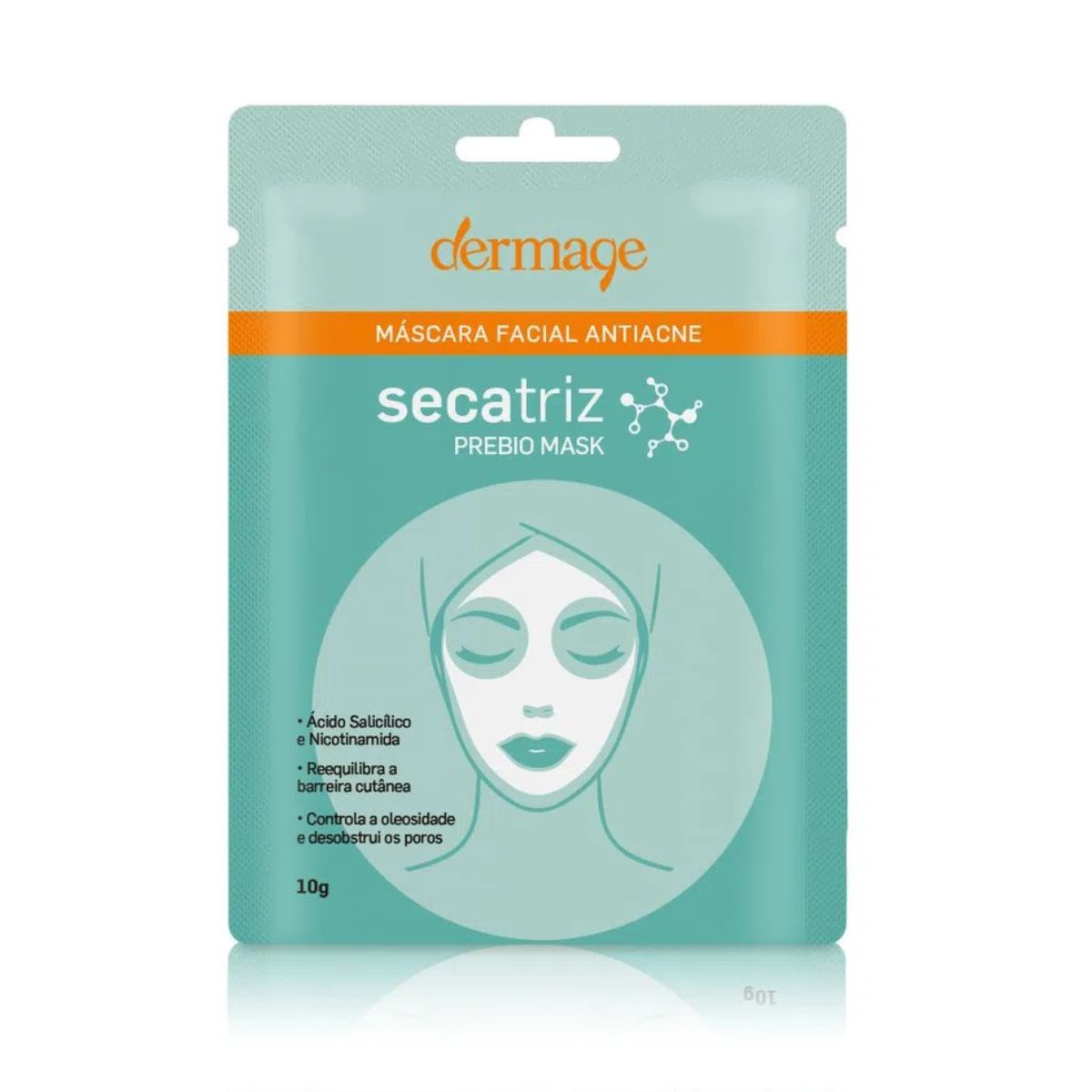 Máscara Facial Dermage Secatriz Prebio Mask 10 g