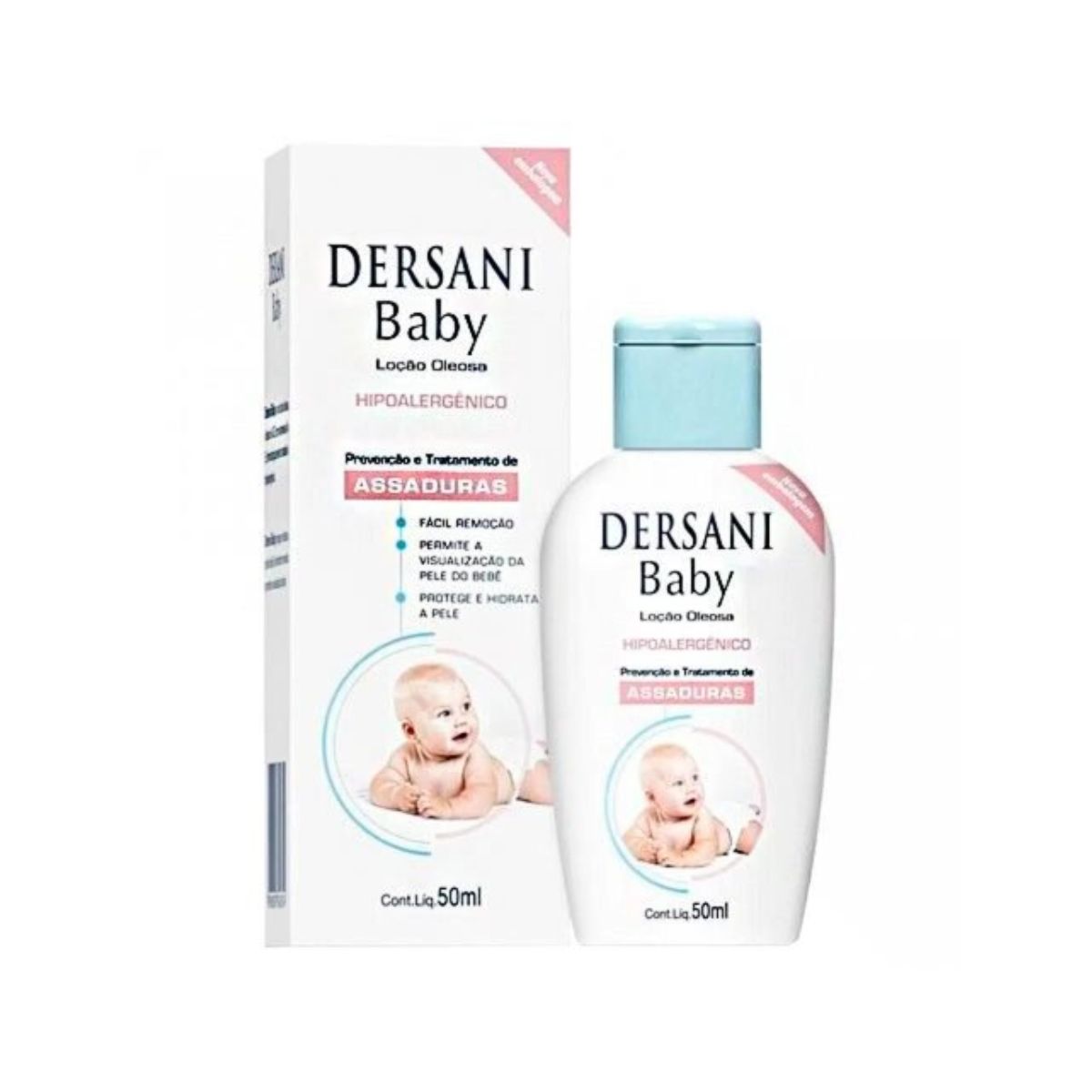 Dersani Baby original loção oleosa antiassadura com 50 ml