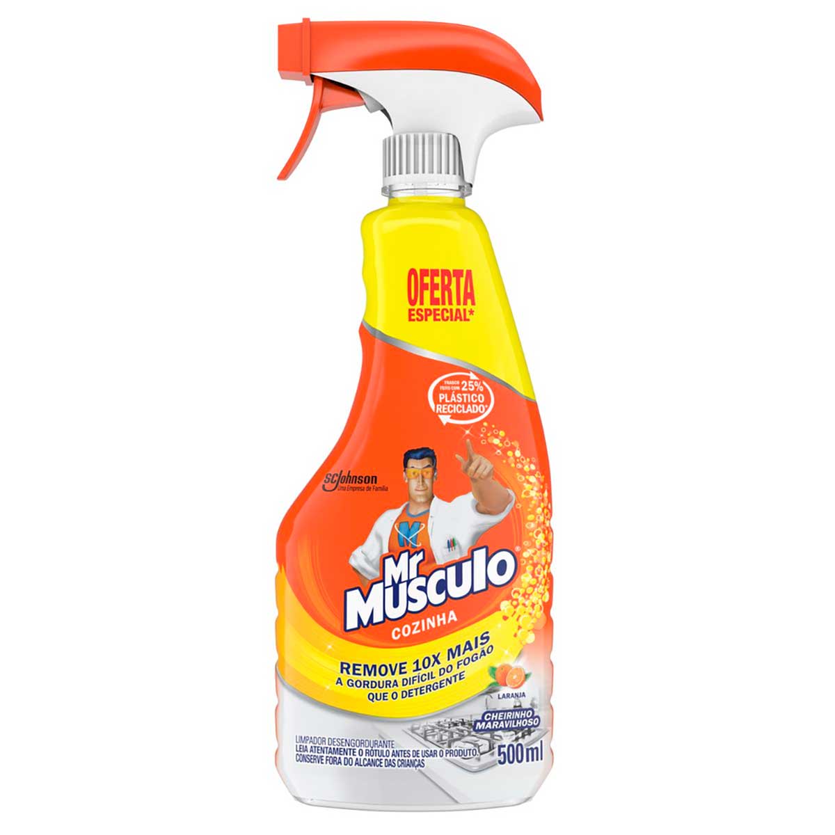 Desengordurante Mr Músculo Cozinha Laranja 500ml com 30% de Desconto