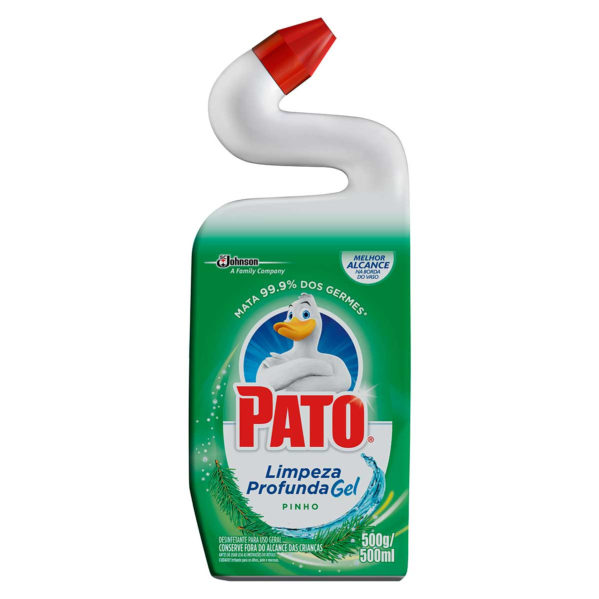 Desinfetante Gel Pinho Pato Limpeza Profunda 500 ml