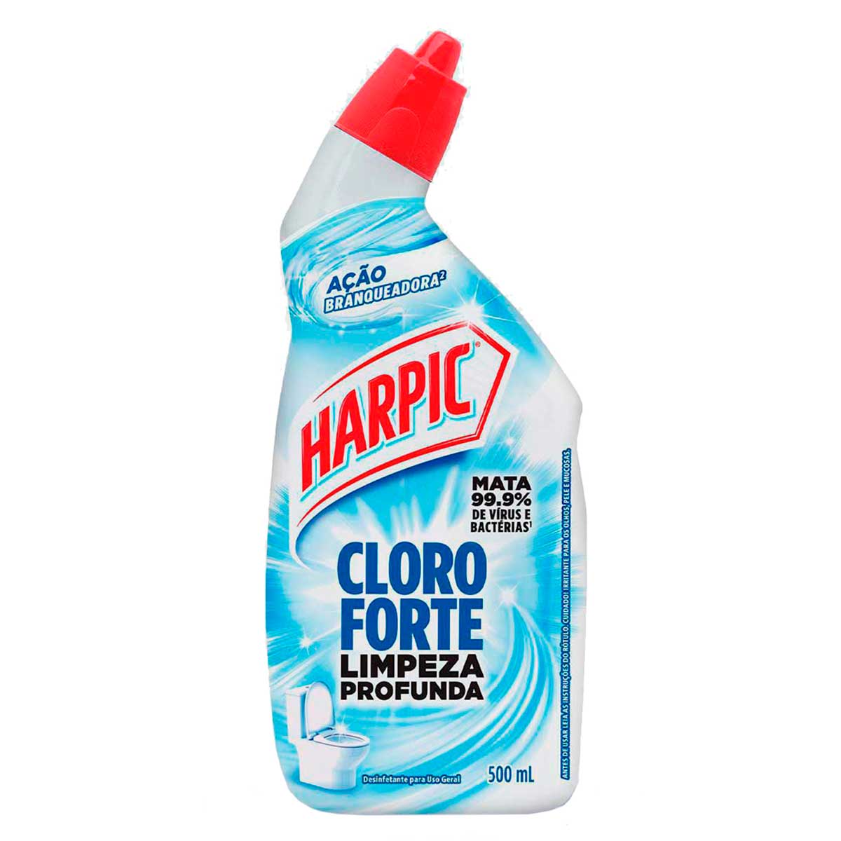 Desinfetante Sanitário Líquido Harpic Cloro Forte 500ml