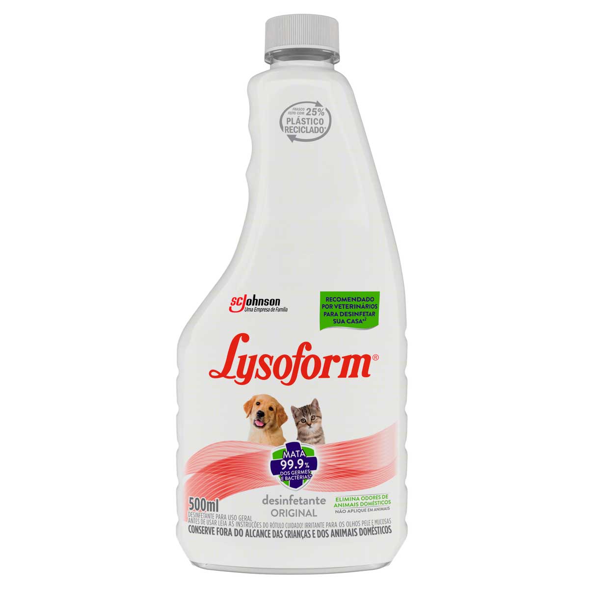 Aditivo Antiodor Líquido Lysoform Pets Original Refil 500ml