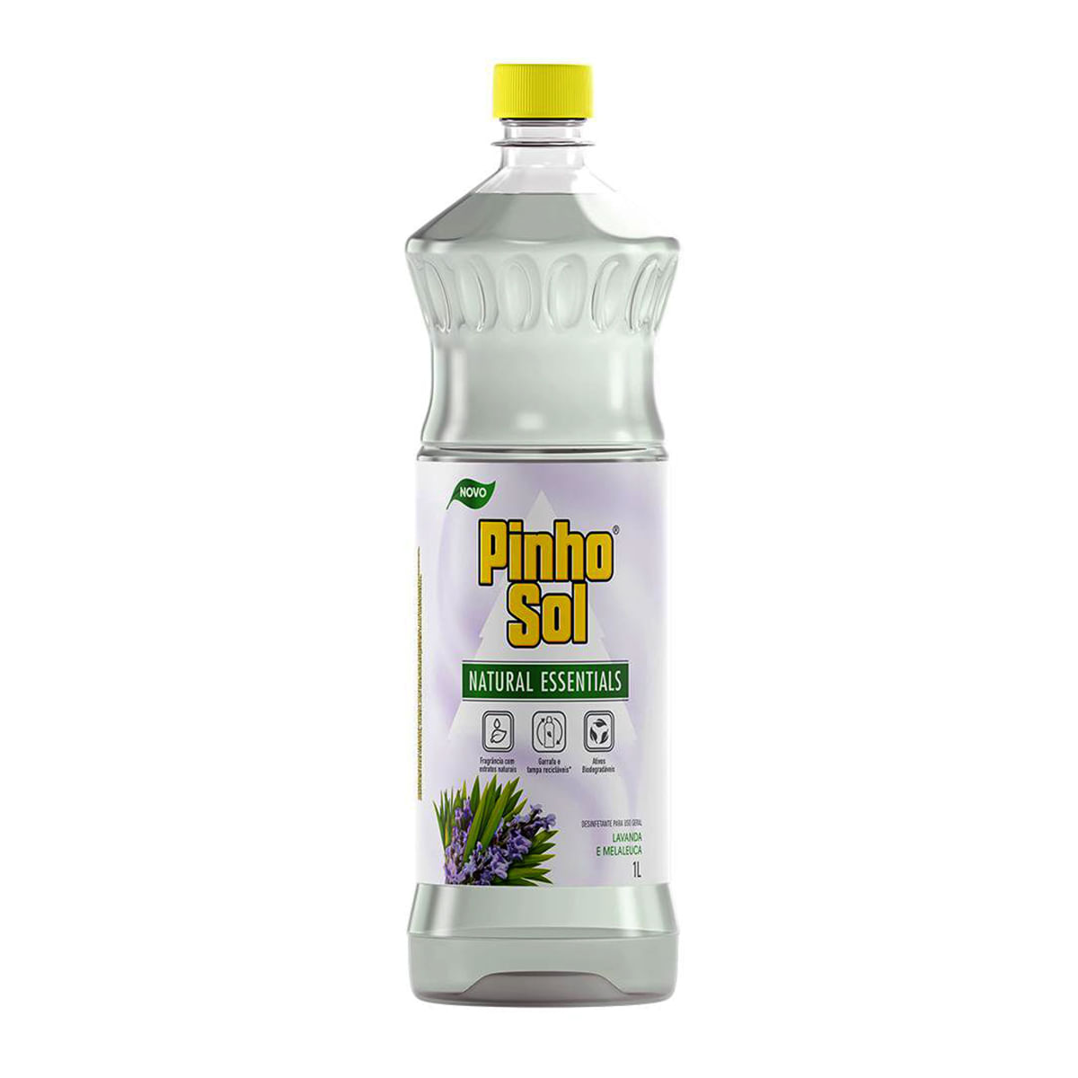 Desinfetante Pinho Sol Natural Essentials Lavanda e Melaleuca 1 L