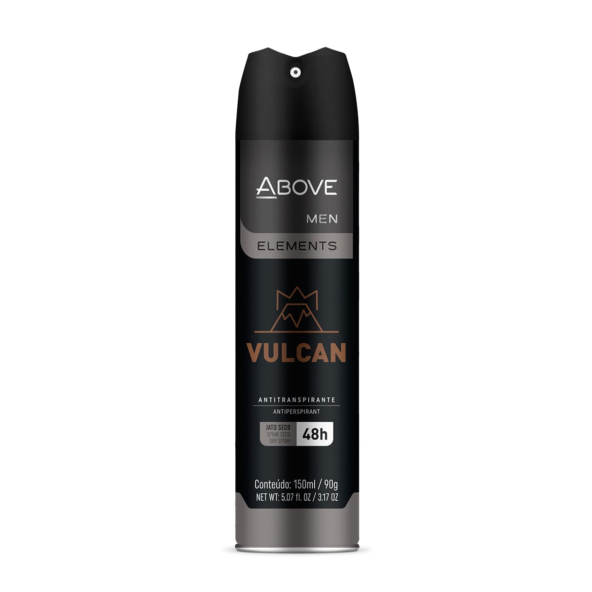 Antitranspirante Aerosol Above Elements Vulcan Masculino 150 ml