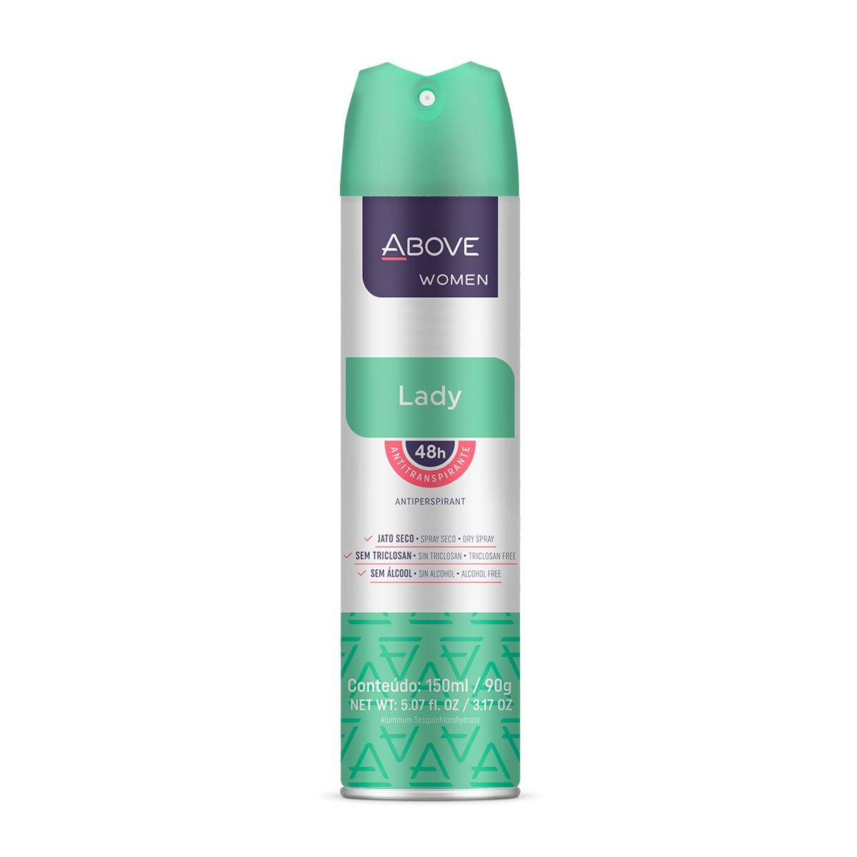 Antitranspirante Aerosol Above Lady Feminino 150 ml