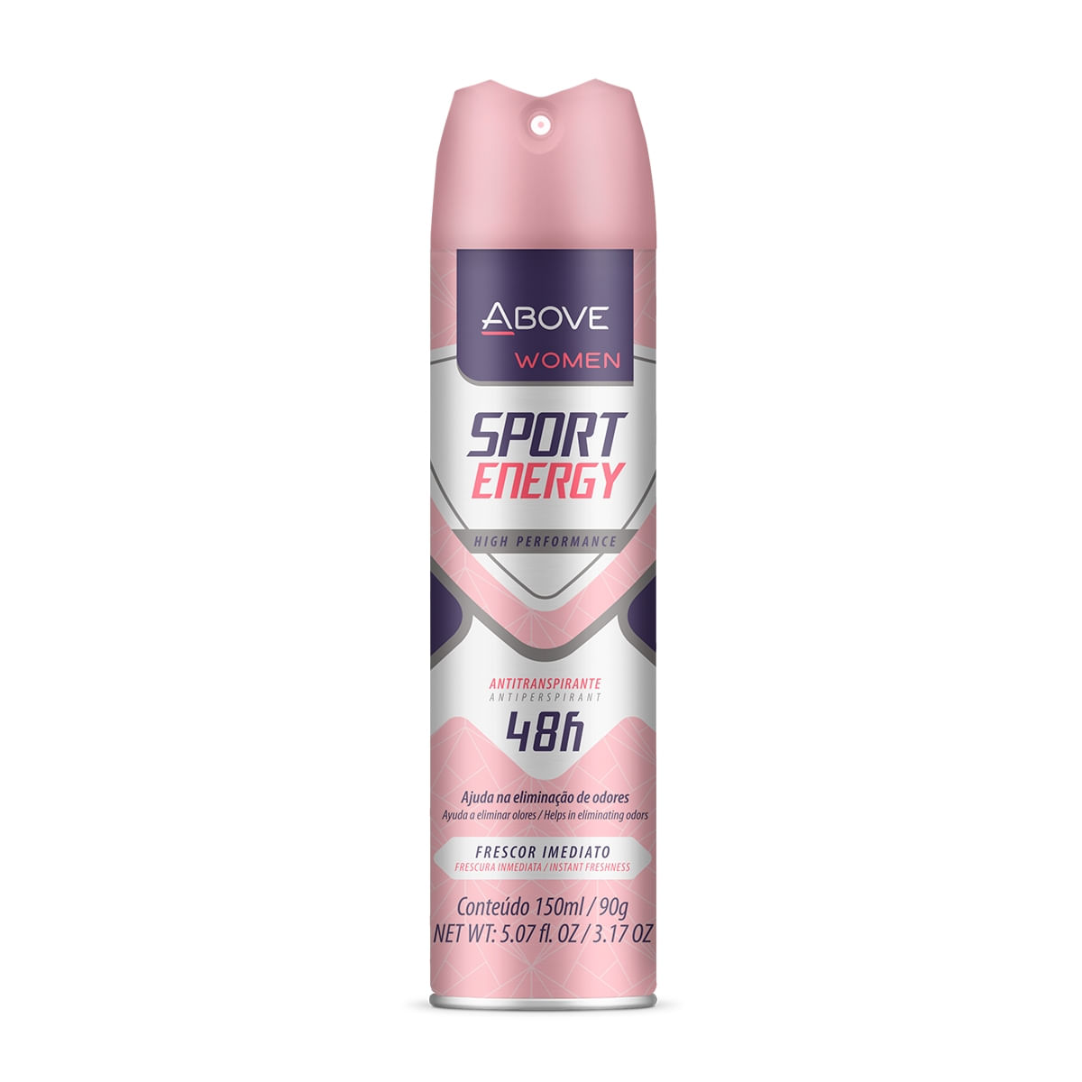 Antitranspirante Aerosol Above Sport Energy Feminino 150 ml