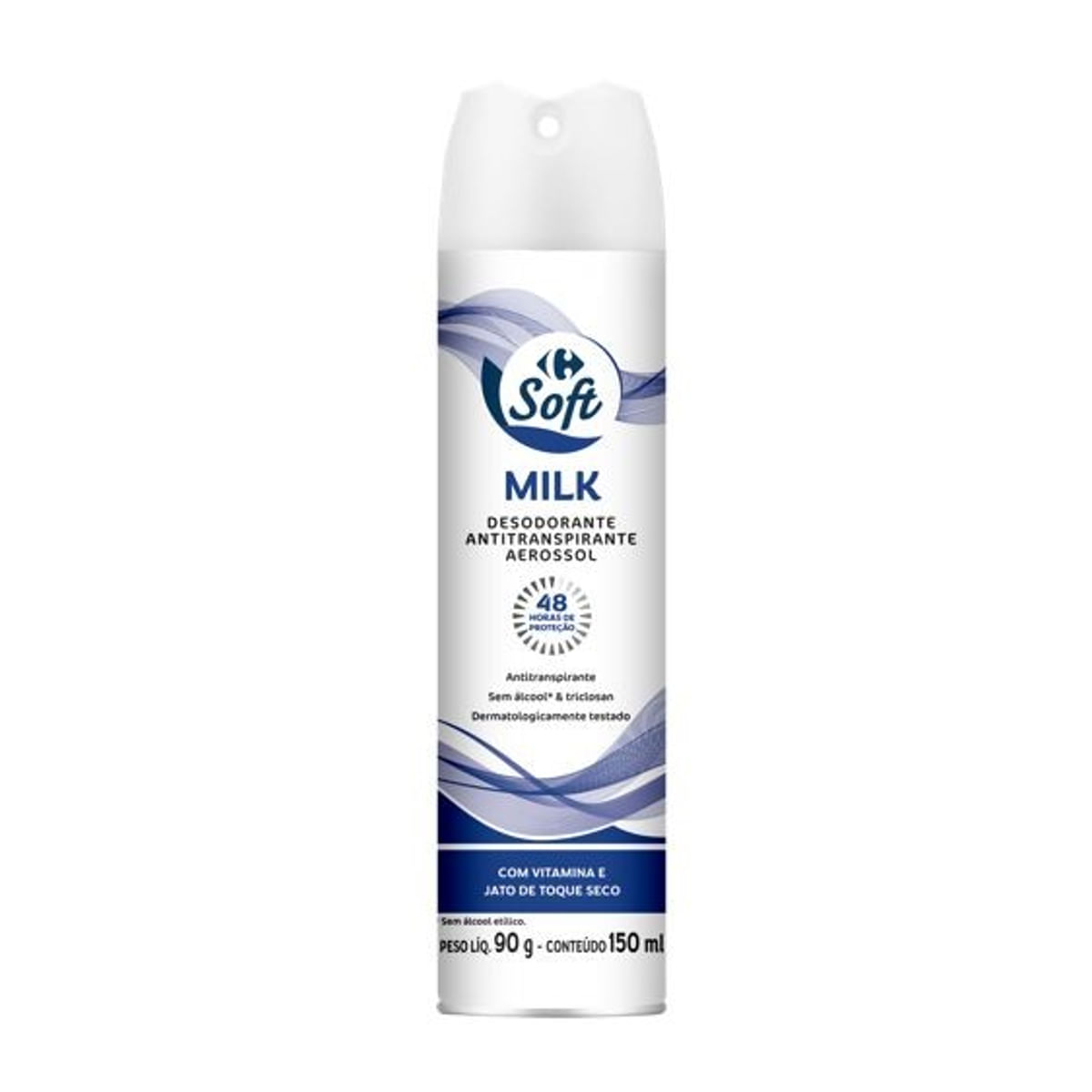 Desodorante Aerossol Feminino Carrefour Soft Milk 150 ml