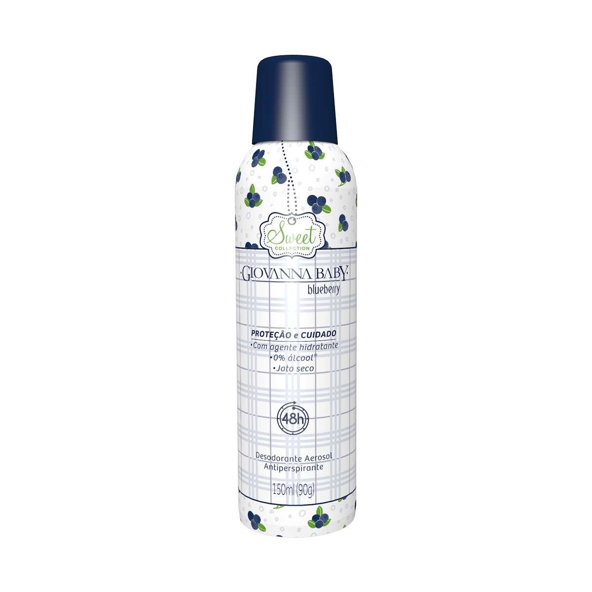 Giovanna Baby Desodorante Aerosol Blueberry 150 ml