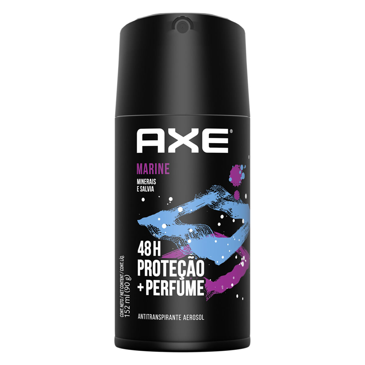 Antitranspirante Aerossol Marine Minerais e Sálvia 48h Proteção Axe 152 ml