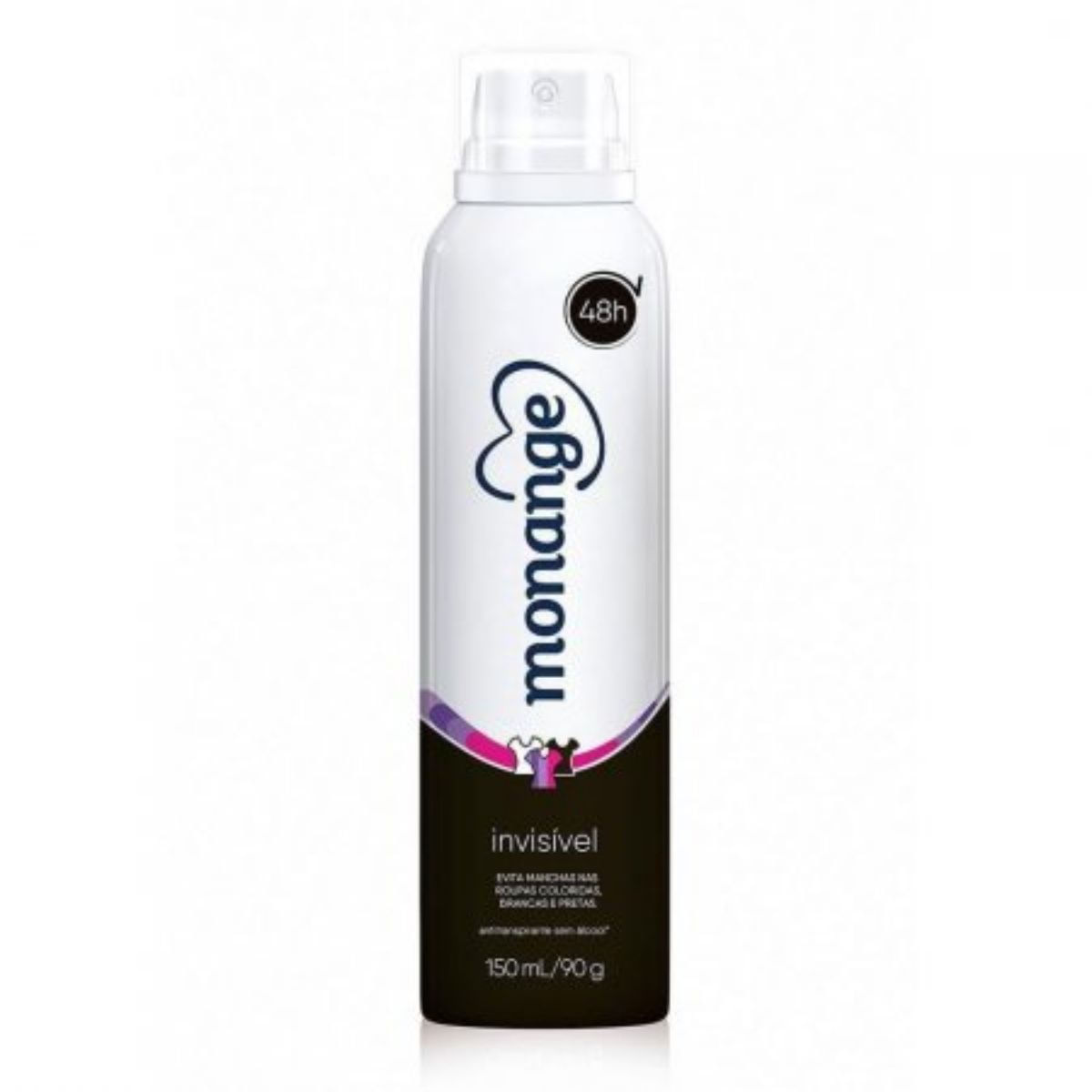 Desodorante Aerosol Monange Invisivel Feminino 150 ml