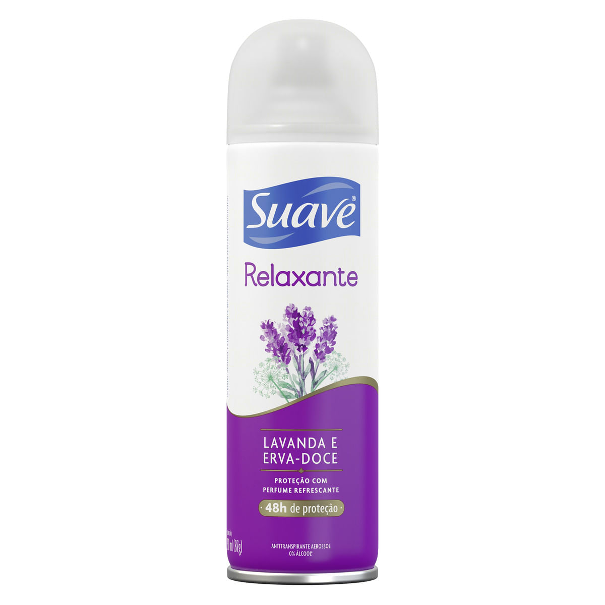 Antitranspirante Aerossol Relaxante Lavanda e Erva-Doce 48h de Proteção Suave 150 ml