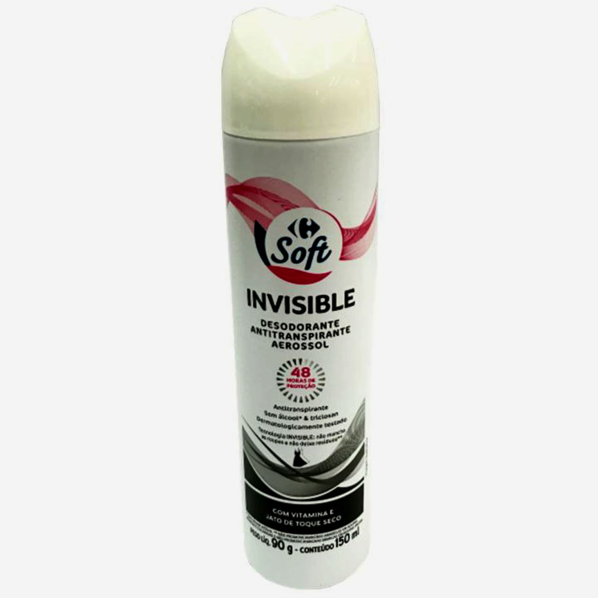 Desodorante Aerossol Feminino Carrefour Soft Invisible 150 ml