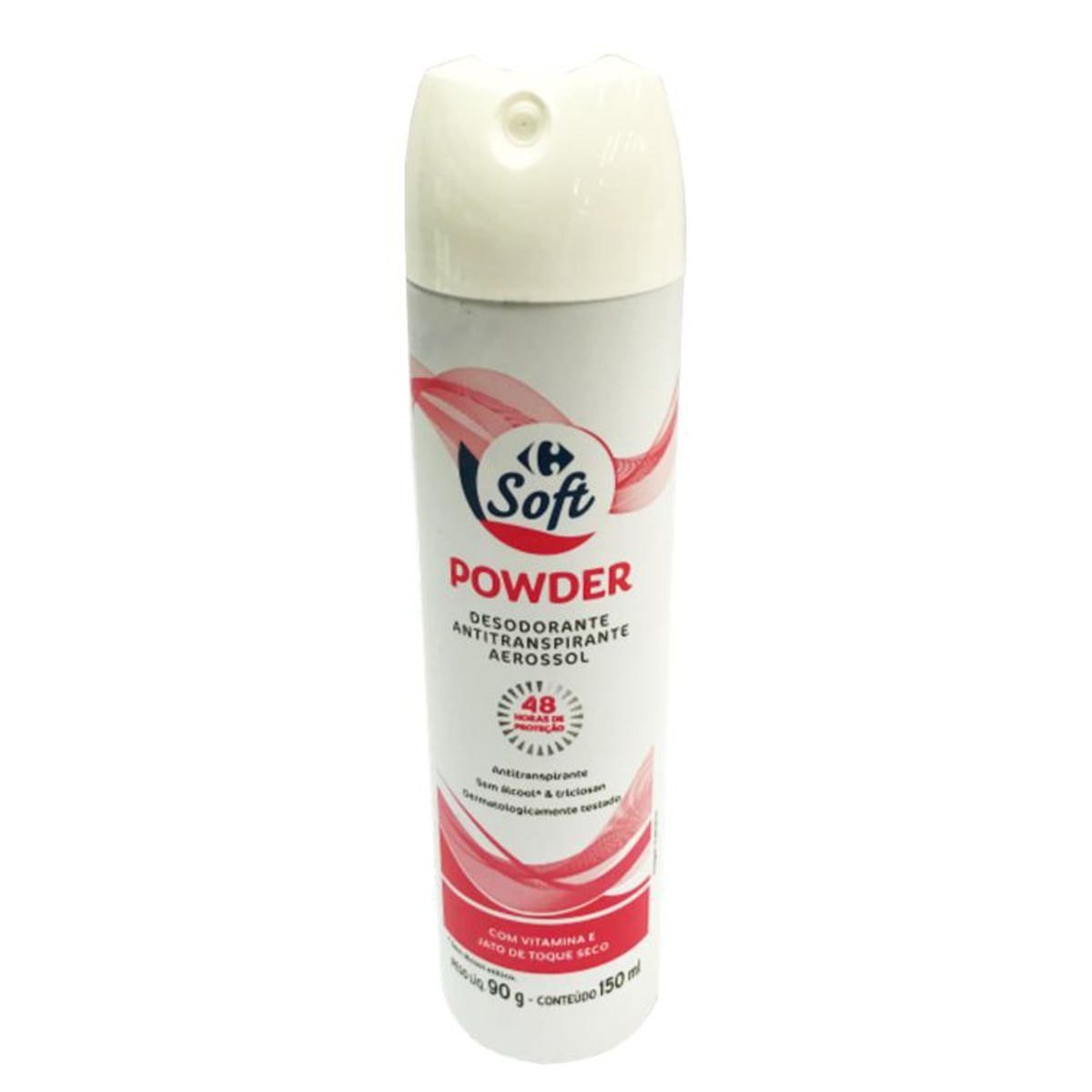 Desodorante Aerossol Feminino Carrefour Soft Powder 150 ml