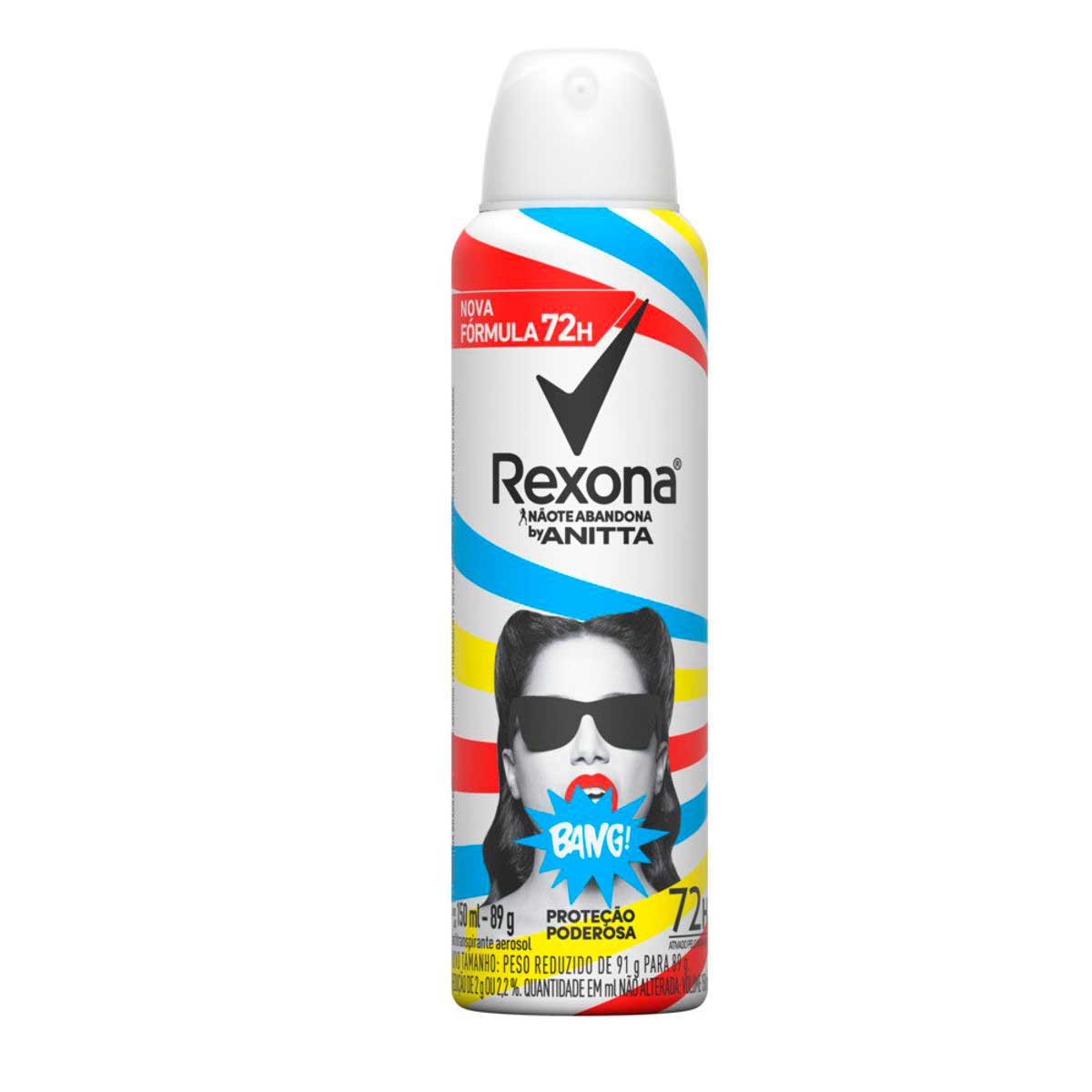 Desodorante Rexona Unissex By Anitta Bang 150ml